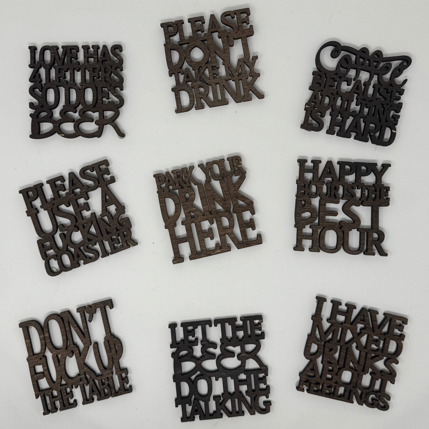 Say it with Coasters