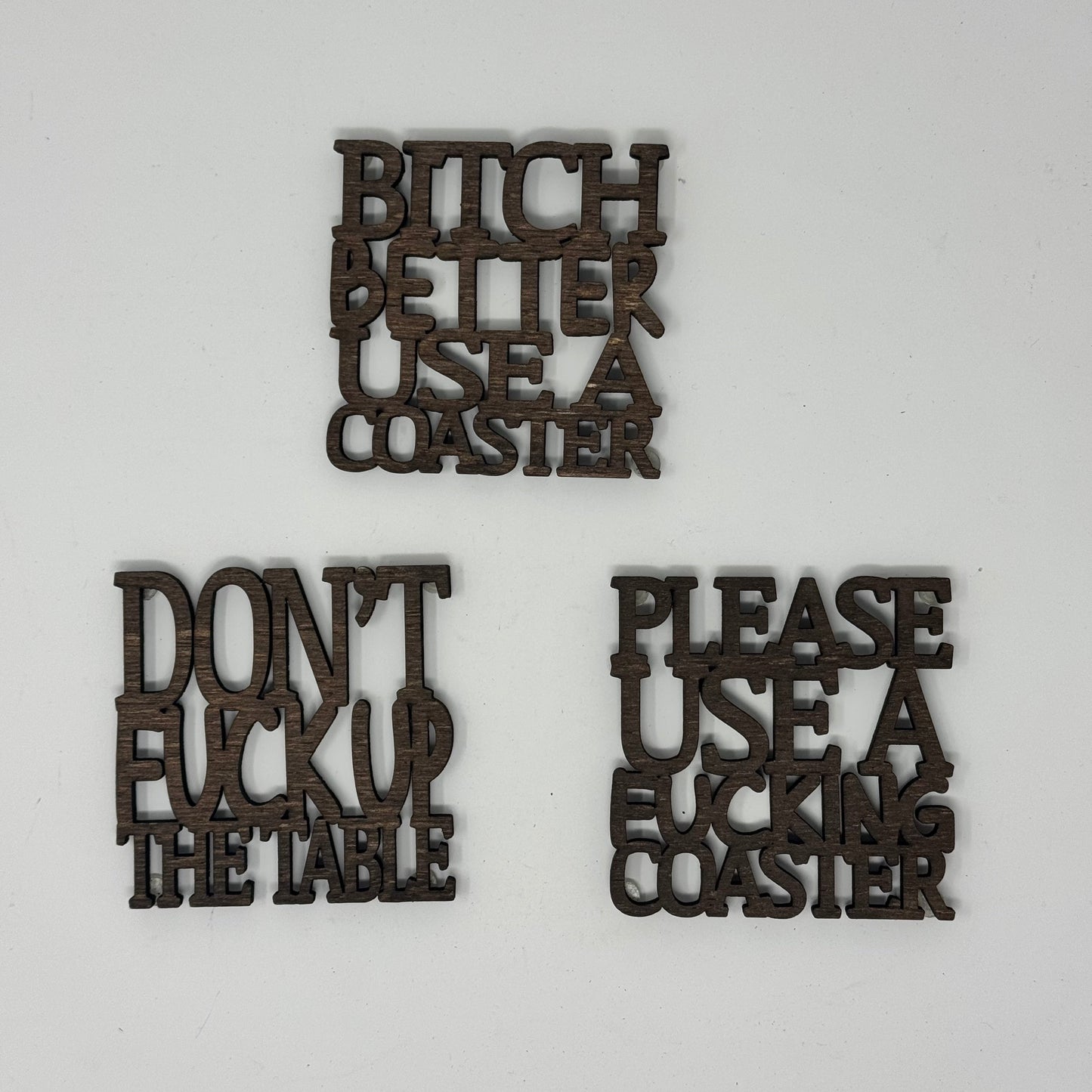 Say it with Coasters