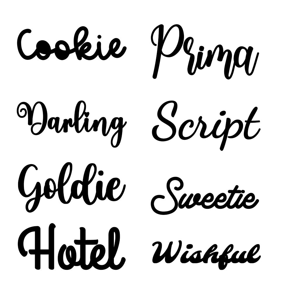 Acrylic Name Keychain